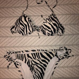 Victoria’s Secret zebra print Bikini set